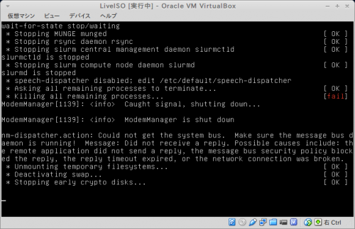 LiveISO [実行中] - Oracle VM VirtualBox_999(007)